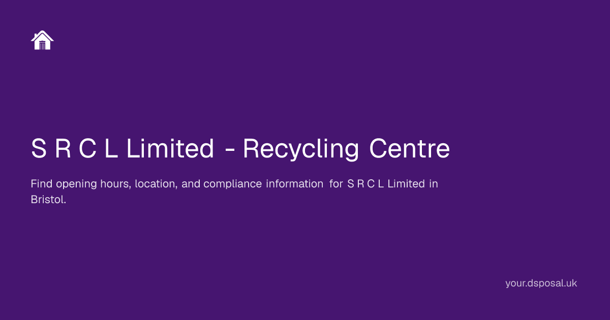 S R C L Limited - Recycling Centre | Your Dsposal